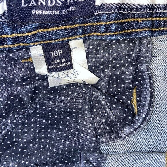 Lands end denim skirt  - Picture 2 of 4